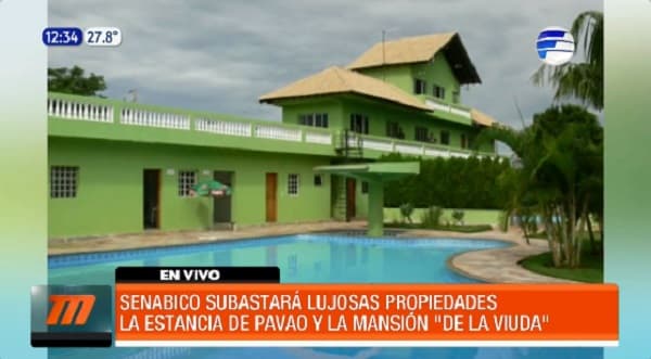 La Senabico anuncia subasta de dos inmuebles que pertenecían a narcos