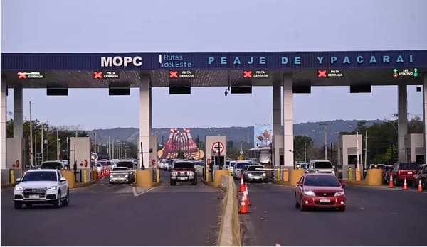 Anuncian aumento del precio del peaje en Ypacaraí