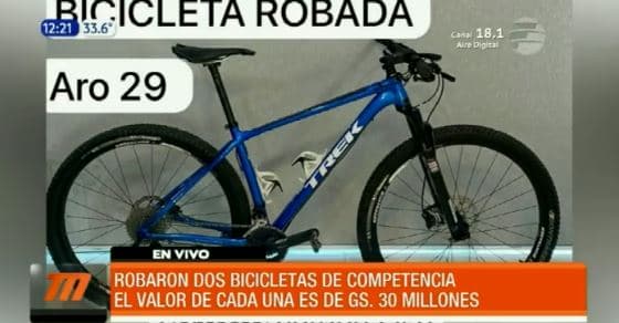 Roban dos bicicletas de competencia en vivienda de Asunción