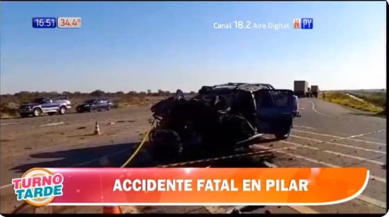 Conductor pierde la vida en accidente ocurrido en Pilar