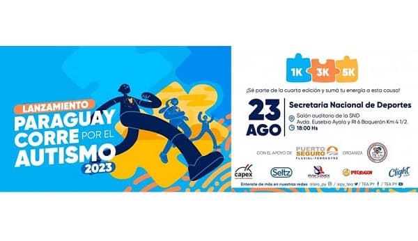 «Paraguay Corre por el Autismo 2023»: llega la 4ta edición