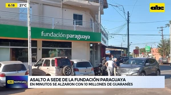 Difunden video del violento asalto a la Fundación Paraguaya de Itá