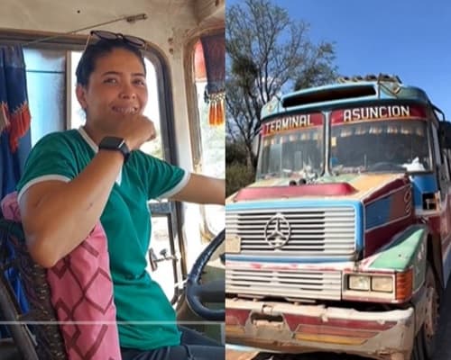 Chófer chaqueña rompe esquemas y se vuelve viral en TikTok