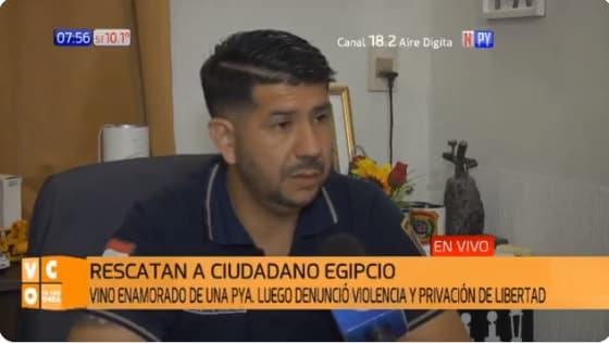 Egipcio llega enamorado y termina agredido, según denuncia