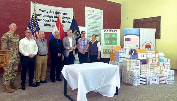 Embajada de EE.UU. dona medicamentos al Bañado Sur