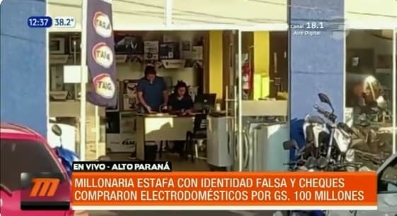 CDE: Local comercial sufre millonaria estafa