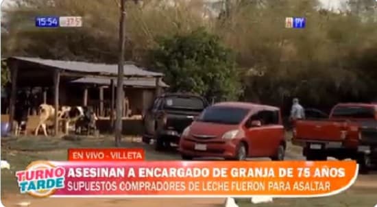 Asalto en Villeta: Anciano asesinado por G. 1.500.000