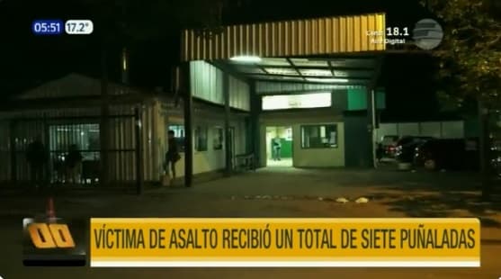 Joven enfrenta a asaltantes y recibe siete puñaladas en Nueva Colombia