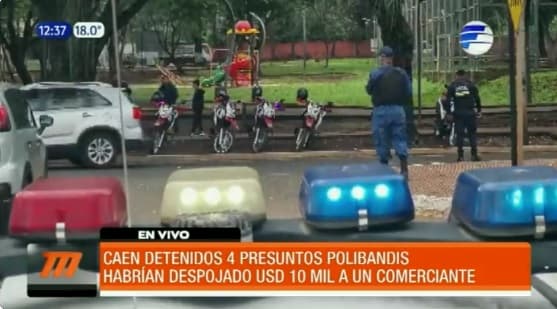 Cuatro policías detenidos tras denuncia de extorsión y robo