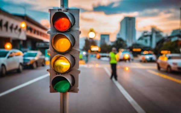 ¡Precaución al volante! Multas de hasta G. 1.390.000 por cruzar el semáforo en amarillo