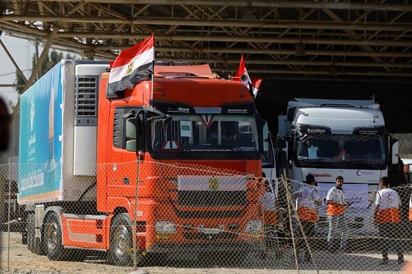 Gaza recibe ayuda humanitaria