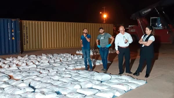 Interceptan cargamento millonario de cocaína en puerto de Villeta con destino a Bélgica