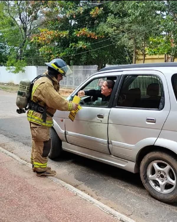 Bomberos Voluntarios del Paraguay realizan colecta anual