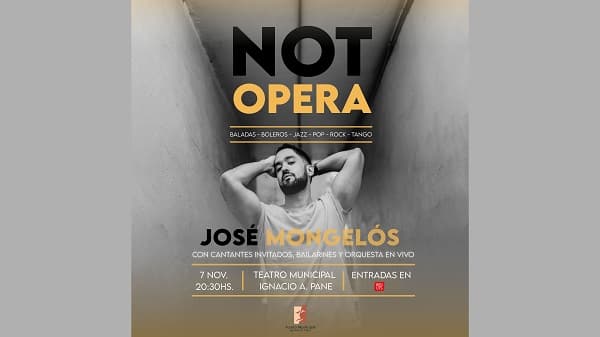José Mongelós: Un tenor paraguayo navega por múltiples géneros en el Teatro Municipal Ignacio A. Pane