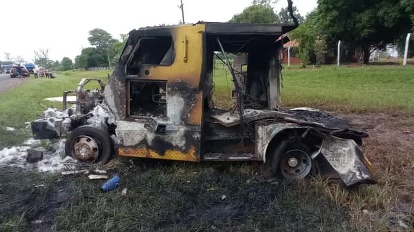 Dimabel rastrea origen de explosivos usados en asalto a transportador de caudales