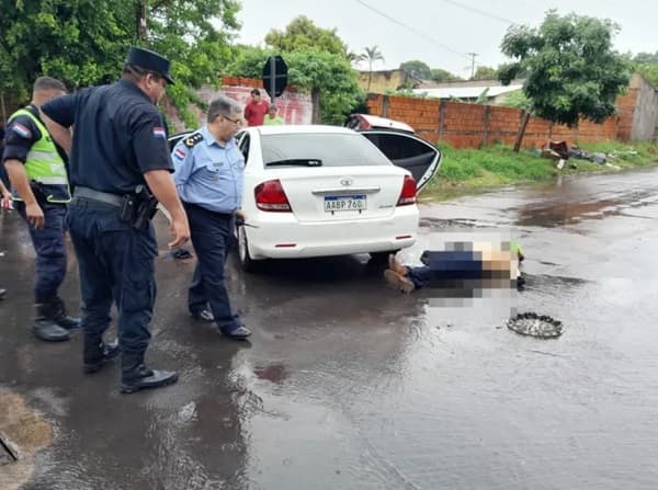 Violento asalto en Asunción deja un delincuente muerto y víctima gravemente herida