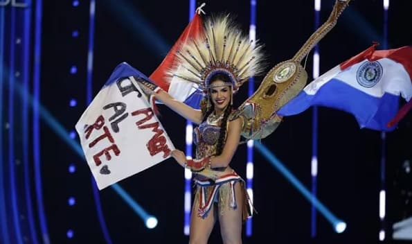 Polémica en traje de Miss Paraguay por Ley de símbolos