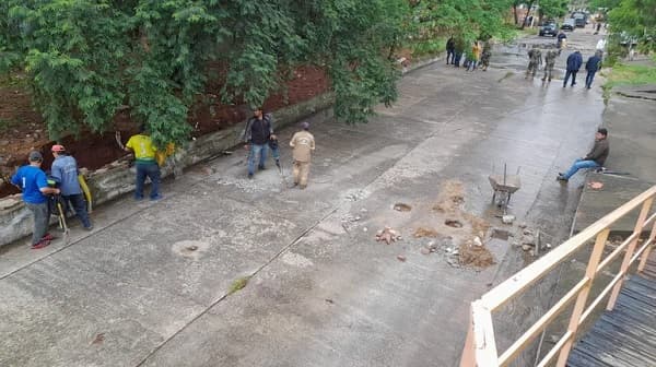Inician obras en arroyo de Lambaré tras trágica desaparición de dos militares