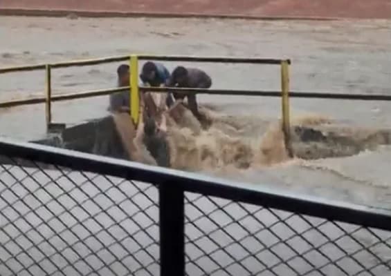 Dramático rescate en San Lorenzo y alerta en Asunción por raudales