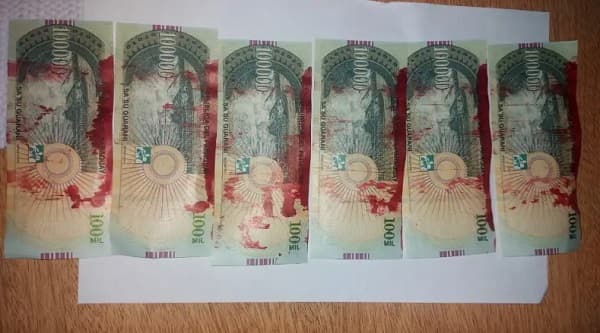 Nuevos casos de billetes entintados en cajeros del BNF