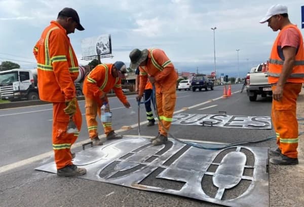 Se habilita carril exclusivo en Ruta Transchaco para mejorar el tráfico