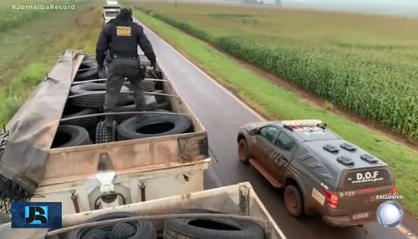 Contrabando de neumáticos: Técnica ‘bola de neumático’ en auge en frontera Paraguay-Brasil