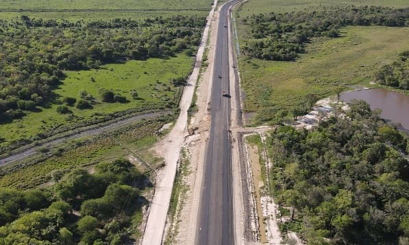 Finaliza asfaltado de la ruta Alberdi-Pilar