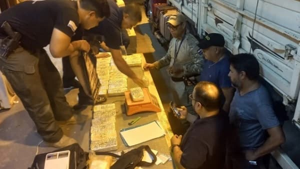 Incautación de cocaína en frontera boliviana: Operativo de la Senad