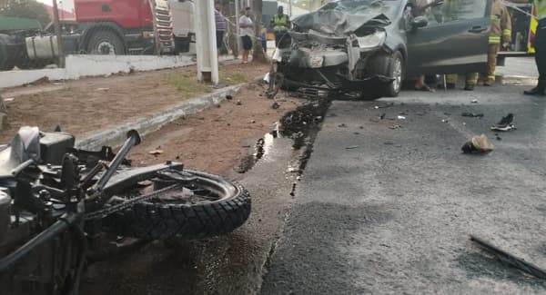 Trágico accidente vial acaba con vida de motociclista