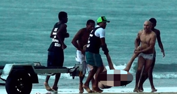 Rayo mata a una mujer y deja siete heridos en playa de Brasil