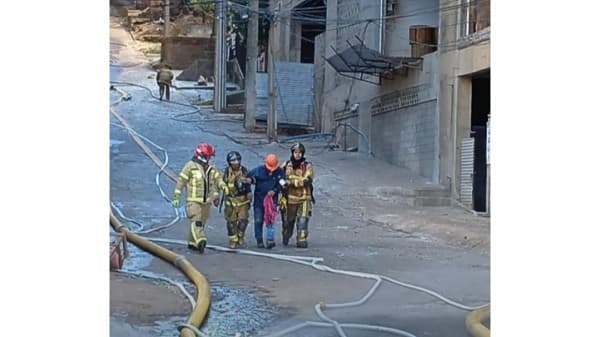 Rescate exitoso en incendio de edificio en Ciudad del Este