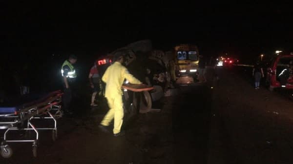 Muere tercer involucrado tras triple choque en Amambay