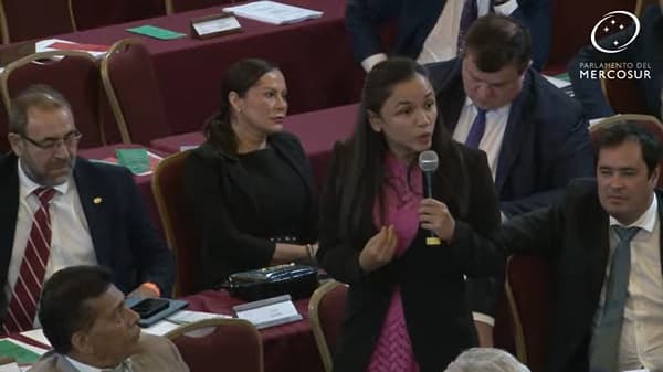 Diputada paraguaya denuncia impedimentos para ingresar a sesión Parlasur