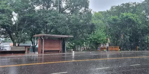 Alerta meteorológica: Lluvias y tormentas eléctricas en el sur del país