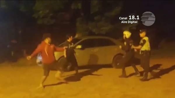 Control policial termina en enfrentamiento violento en Coronel Oviedo