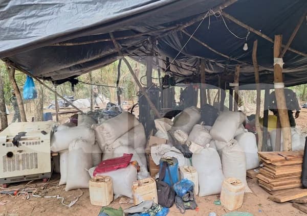 Operativo de la Senad en Canindeyú desmantela campamento de narco “Macho”