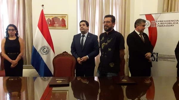 Ernesto Benítez en Vicepresidencia.