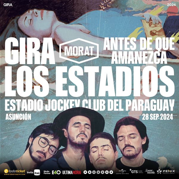 Morat sacudirá Asunción: Gira ‘Los Estadios’ llega al Jockey