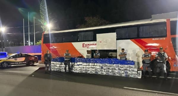 Incautan bus paraguayo con 1.500 kilos de marihuana en Brasil