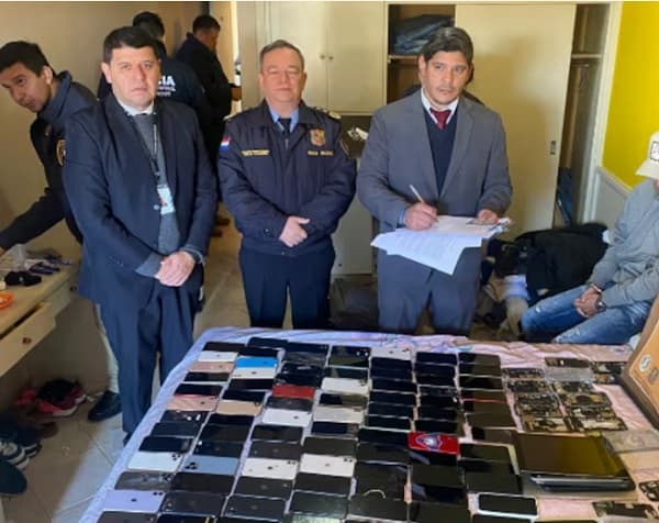 Allanamiento en el centro de Asunción revela red criminal