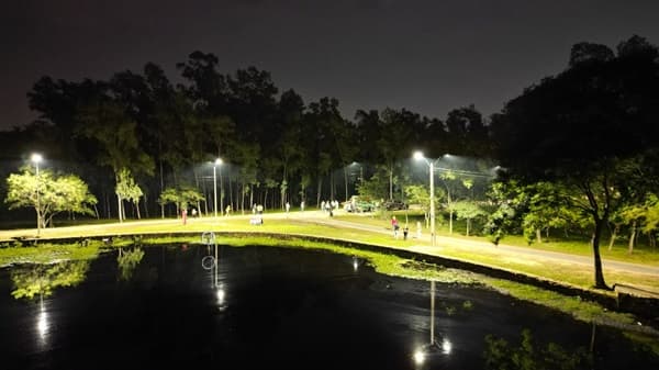 Parque Ñu Guasu estrena sistema de iluminación LED