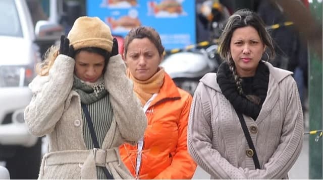 Meteorología prevé lunes muy frío con lluvias dispersas