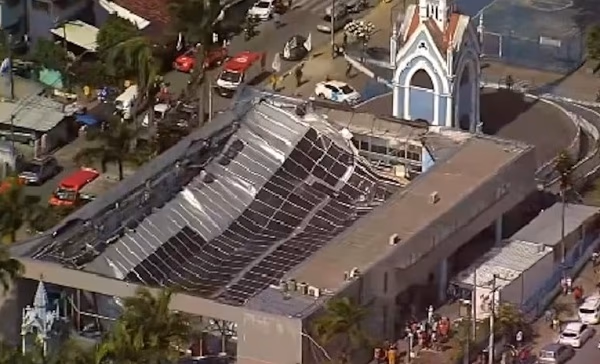 Derrumbe en santuario de Recife, Brasil deja dos muertos y varios heridos