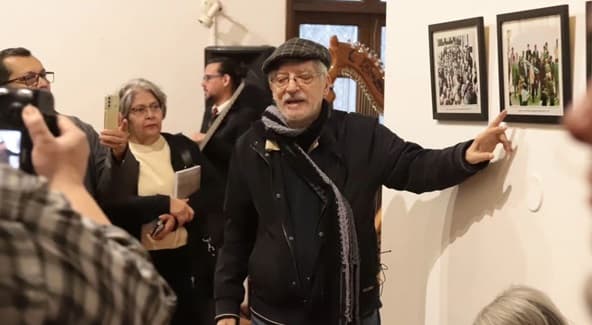 Homenaje fotográfico al creador de la guarania en Asunción