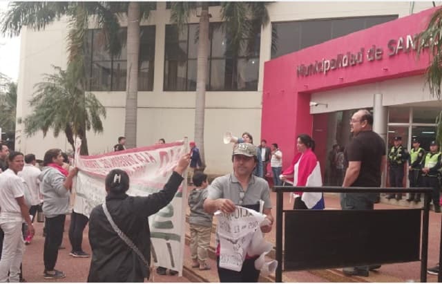 Sanlorenzanos exigen mantener predio para Bomberos Voluntarios de Reducto