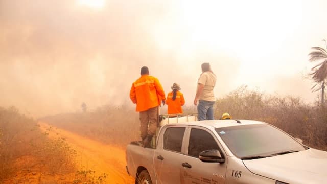 Focos de incendio en Chovoreca casi extinguidos, según la SEN