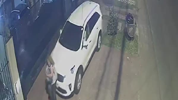 Hombre detenido por intentar atropellar a su esposa en Asunción