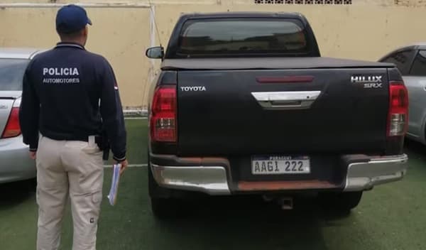 En Brasil reclaman camioneta incautada en poder de coronel de la Senad