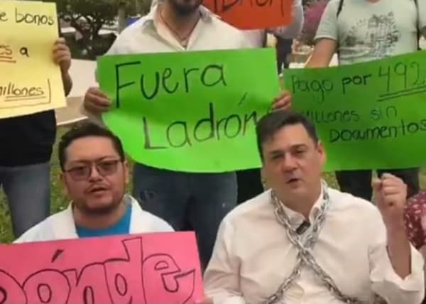 Clínica de médico manifestante intervenida tras protesta contra Nenecho