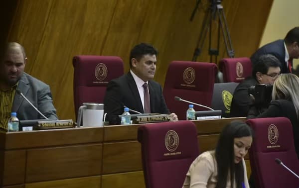 Santiago Benítez jura como diputado en medio de tensión